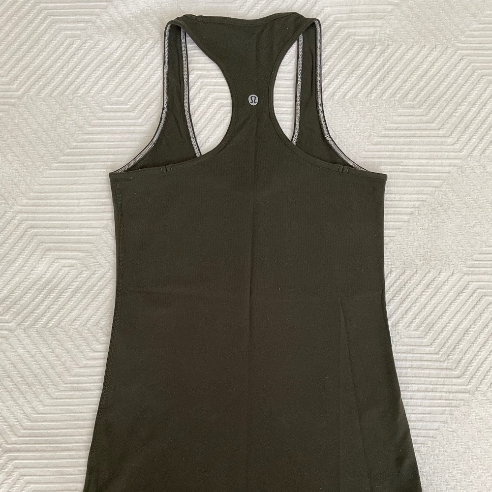 Lululemon Cool Racerback Tank Top - Forest Green
